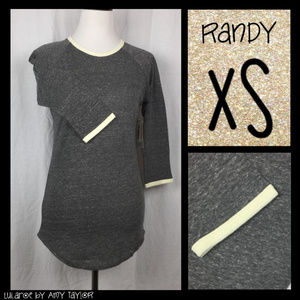 NWT LuLaRoe Randy Tee - SOLID - XS
